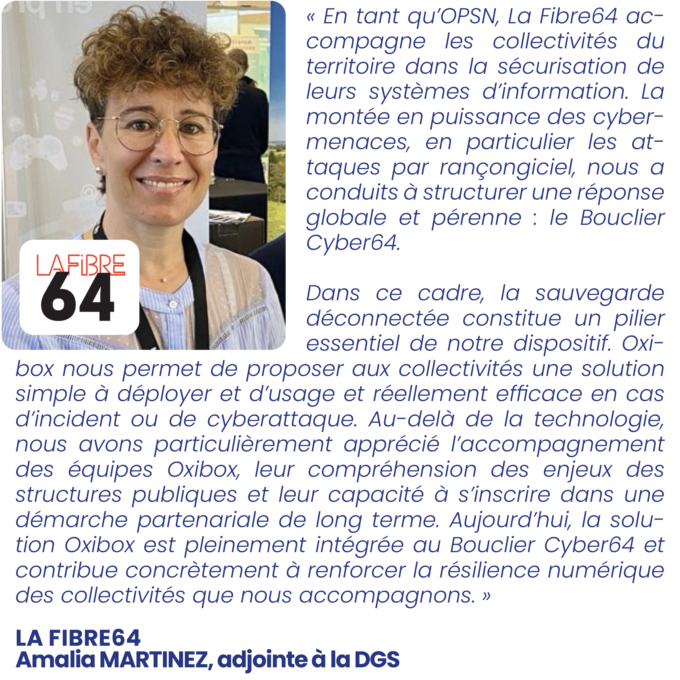 Témoignage La Fibre64